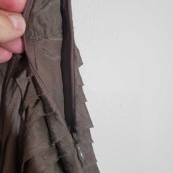 DKNY 100% Silk Lagenlook Full Skirt - Picture 6 of 9